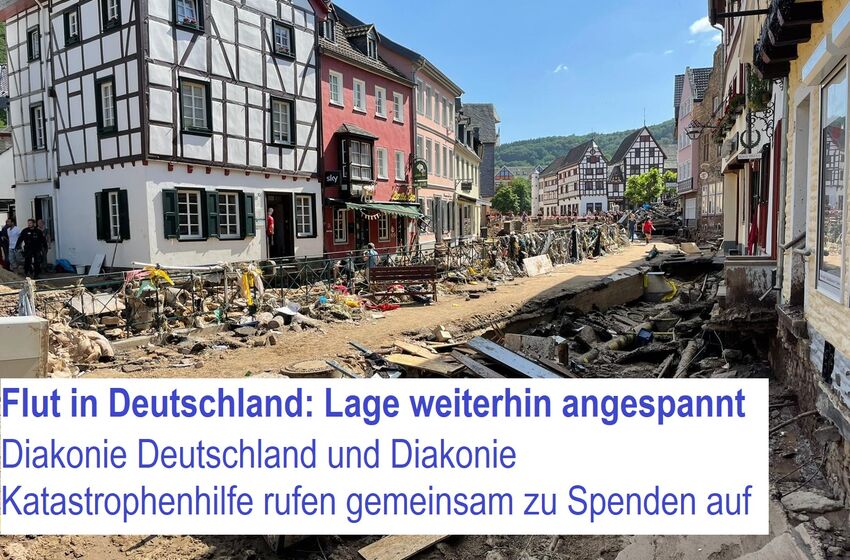Spendenaufruf Diakonie Deutschland und Diakonie Katastrophenhilfe